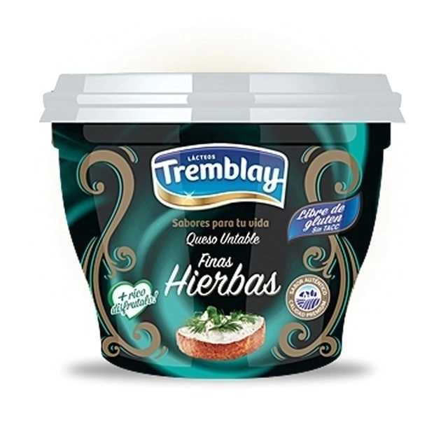 QUESO UNTABLE FINAS HIERBAS X 190 GRS -TREMBLAY