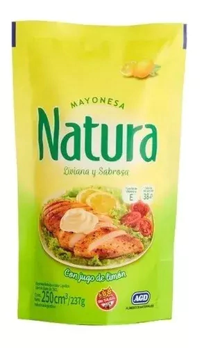 MAYONESA X 250 CC SACHET -NATURA
