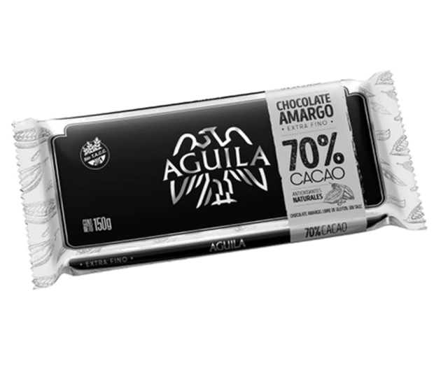 BARRA AGUILA 70 % CACAO X 150 GR - AGUILA
