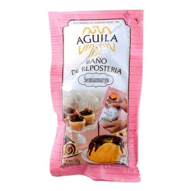 BAÑO DE REPOSTERIA SEMIAMARGO X 150 GR - AGUILA