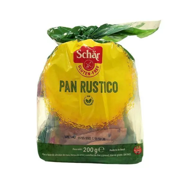 PAN RUSTICO MULTIGRANO X 200 GR - SIN TACC - SCHAR