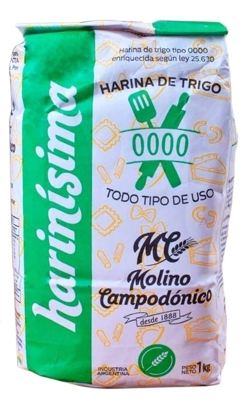 HARINA 0000 X 1KG -MOLINO CAMPODONICO