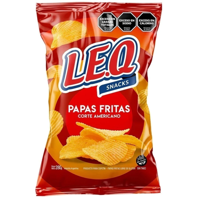 PAPAS FRITAS CORTE AMERICANO X 100 GR -LEQ